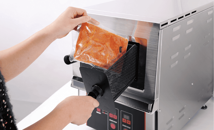 ソースも温められる！