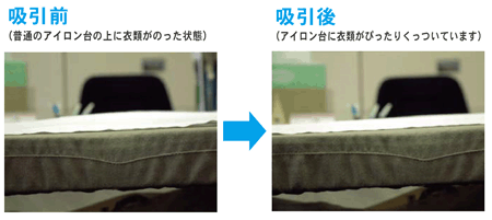 Q-ing吸引前・吸引後の比較